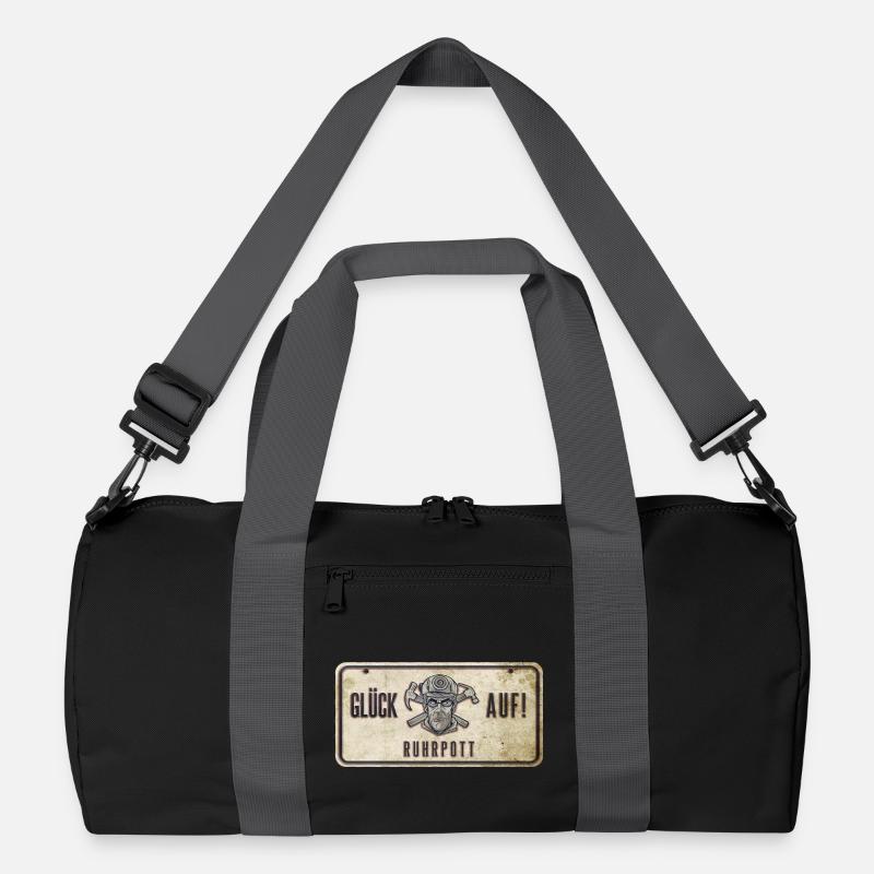 Glück auf Ruhrpott Schild Recycelte Duffel Bag