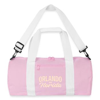 Orlando Florida Vintage Script - Recycelte Duffel Bag - Rosa/Weiß - Vorne