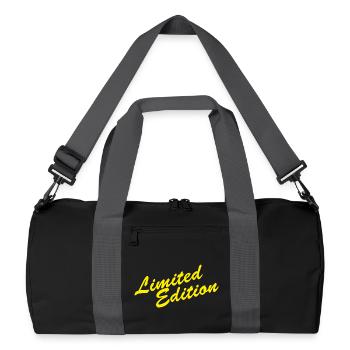 Édition limitée - Sac de sport recyclé - noir/gris graphite - Devant