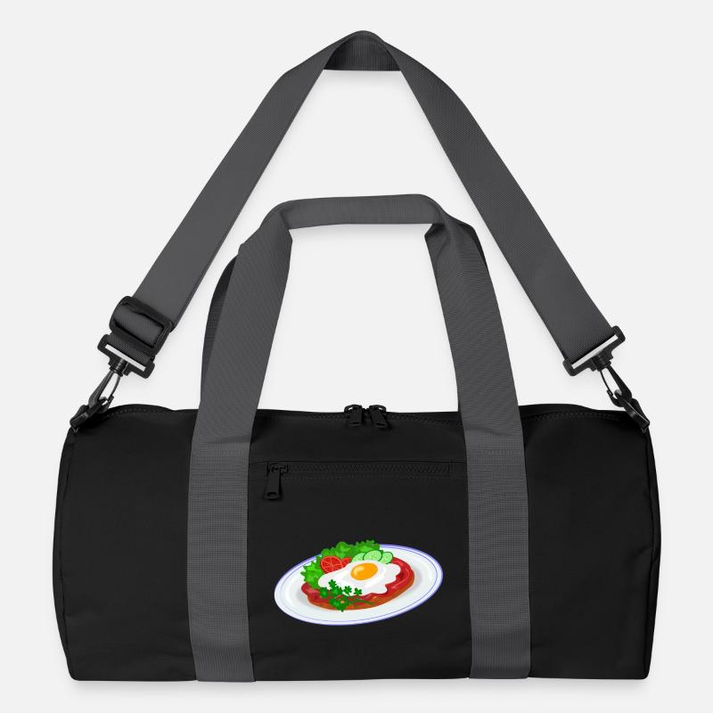 Traditional English breakfast Recycled Duffel Bag
