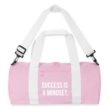 SUCCESS IS A MINDSET. | Greyline Official - Sac de sport recyclé - rose/blanc - Devant