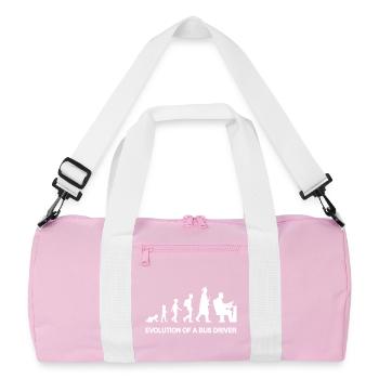 Évolution d’un chauffeur de bus - Sac de sport recyclé - rose/blanc - Devant