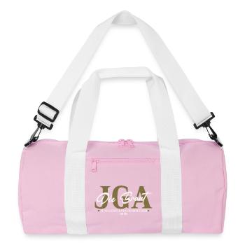 Mariée - Enterrement de vie de jeune fille 2026 Femmes - Sac de sport recyclé - rose/blanc - Devant