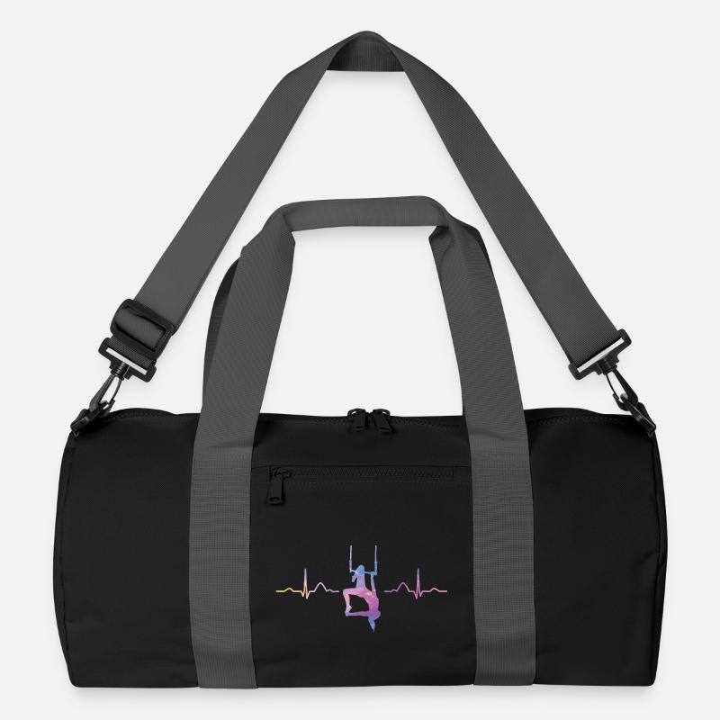 Aerialist Hearbeat EKG Cloud Swing Trapez Recycelte Duffel Bag
