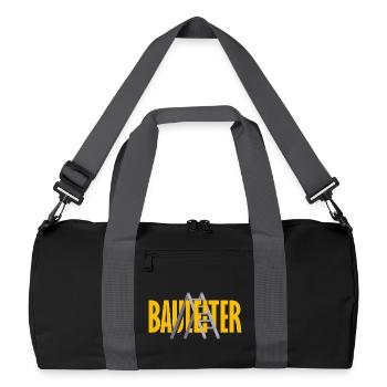 Construction Manager Manager Craftsman Construction Site House Construction - Recycled Duffel Bag - black/graphite grey - Front