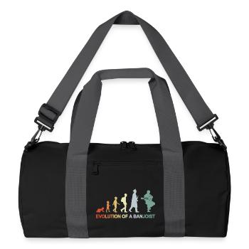 Évolution du joueur de banjo - Sac de sport recyclé - noir/gris graphite - Devant