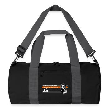 alien industries - Recycled Duffel Bag - black/graphite grey - Front