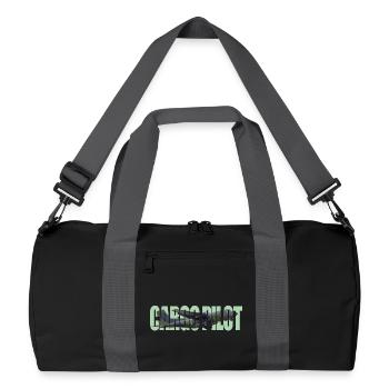 Cargo pilot C-160 - Recycelte Duffel Bag - Schwarz/Graphitgrau - Vorne