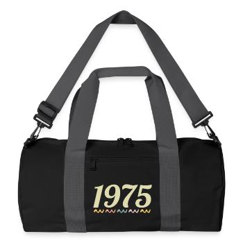 1975 - Recycled Duffel Bag - black/graphite grey - Front