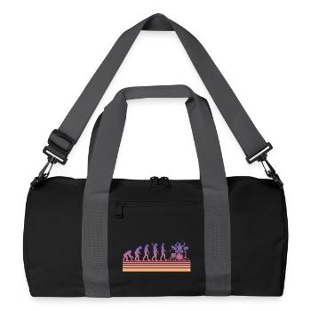 Schlagzeuger Evolution - Recycelte Duffel Bag - Schwarz/Graphitgrau - Vorne