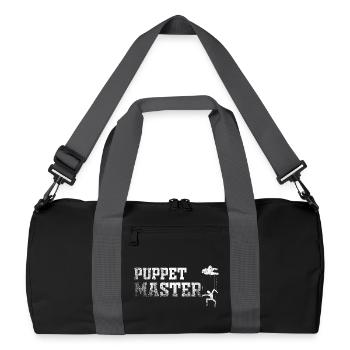 Marionnette du marionnettiste - Sac de sport recyclé - noir/gris graphite - Devant