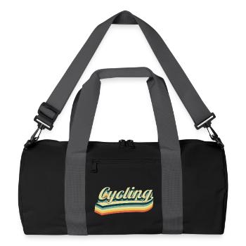 Cycling - Vélo - Sac de sport recyclé - noir/gris graphite - Devant