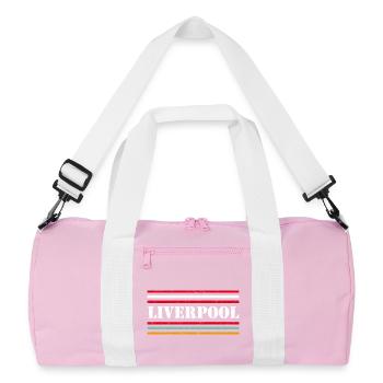 Liverpool Vintage - Recycled Duffel Bag - pink/white - Front