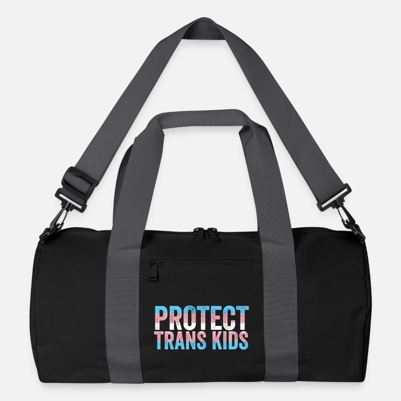 Pride Month LGBT - Trans-Kinder schützen Recycelte Duffel Bag