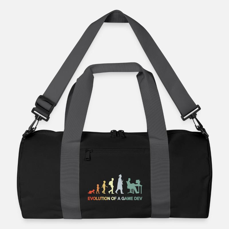 Game Dev Evolution Recycelte Duffel Bag