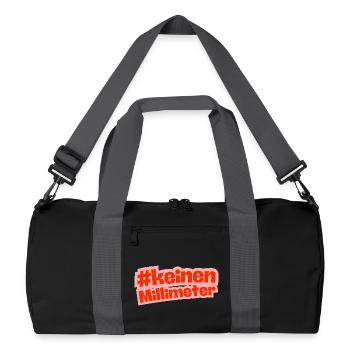Aucun, pas un millimètre à droite - Sac de sport recyclé - noir/gris graphite - Devant