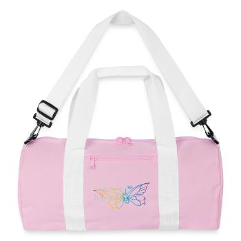 beste Mama - Recycelte Duffel Bag - Rosa/Weiß - Vorne