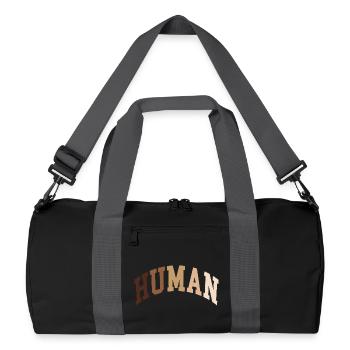 Humain Humain Africain - Sac de sport recyclé - noir/gris graphite - Devant