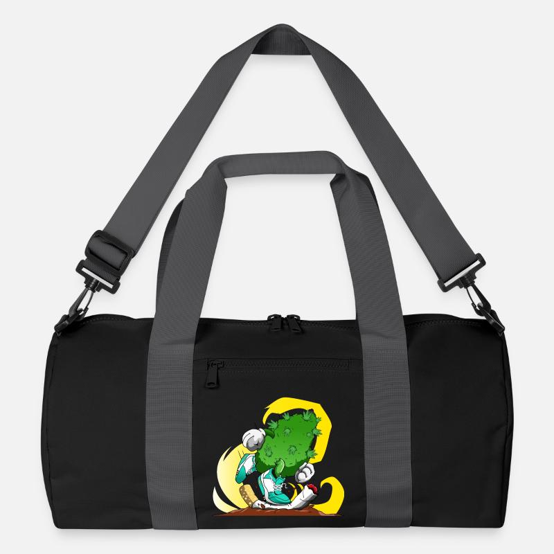 Smoke Weed,not Cigarettes Recycelte Duffel Bag