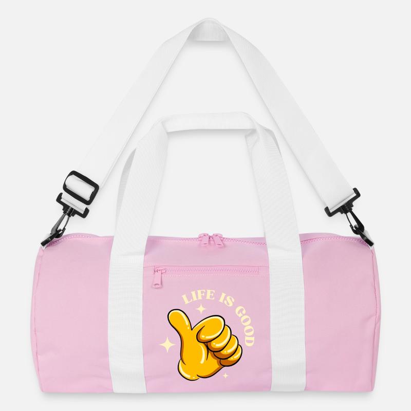 Das Leben ist schön Recycelte Duffel Bag