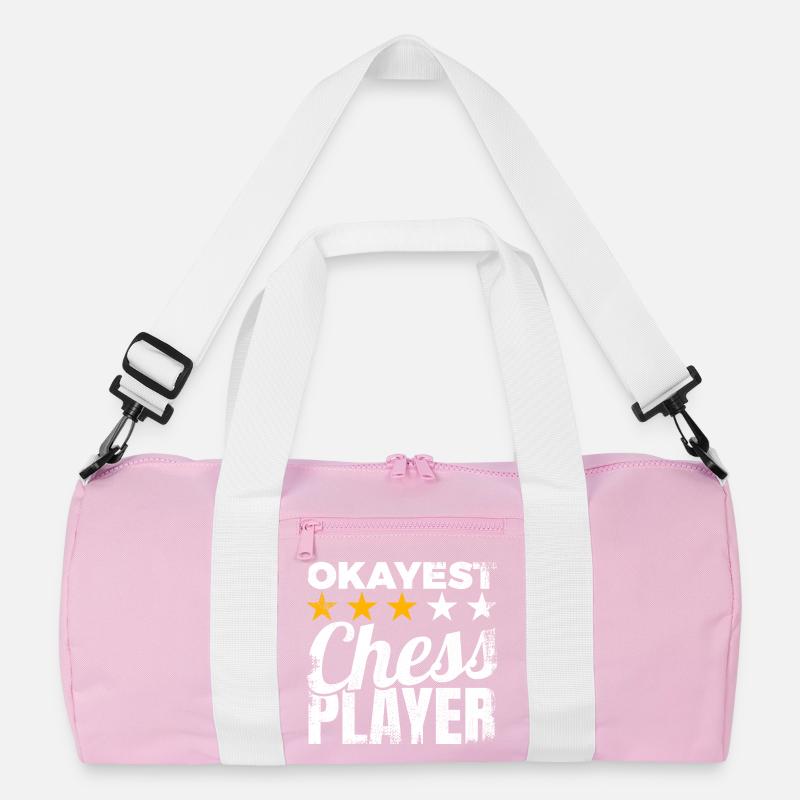 Okayest Chess Player Recycled Duffel Bag