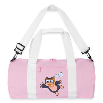 Mole Diver Snorkel Diving - Recycled Duffel Bag - pink/white - Front