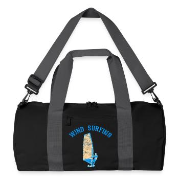 Windsurfers - Recycled Duffel Bag - black/graphite grey - Front