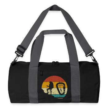 Alpiniste Mountagnes Rochers - Sac de sport recyclé - noir/gris graphite - Devant