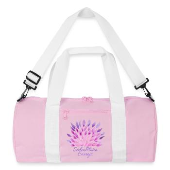 Soul Blossoms Energy - Sonja Ariel von Staden - Recycled Duffel Bag - pink/white - Front