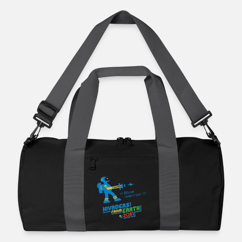 Eindringlinge von der Erde 2081 BLAUER KRIEGER Recycelte Duffel Bag