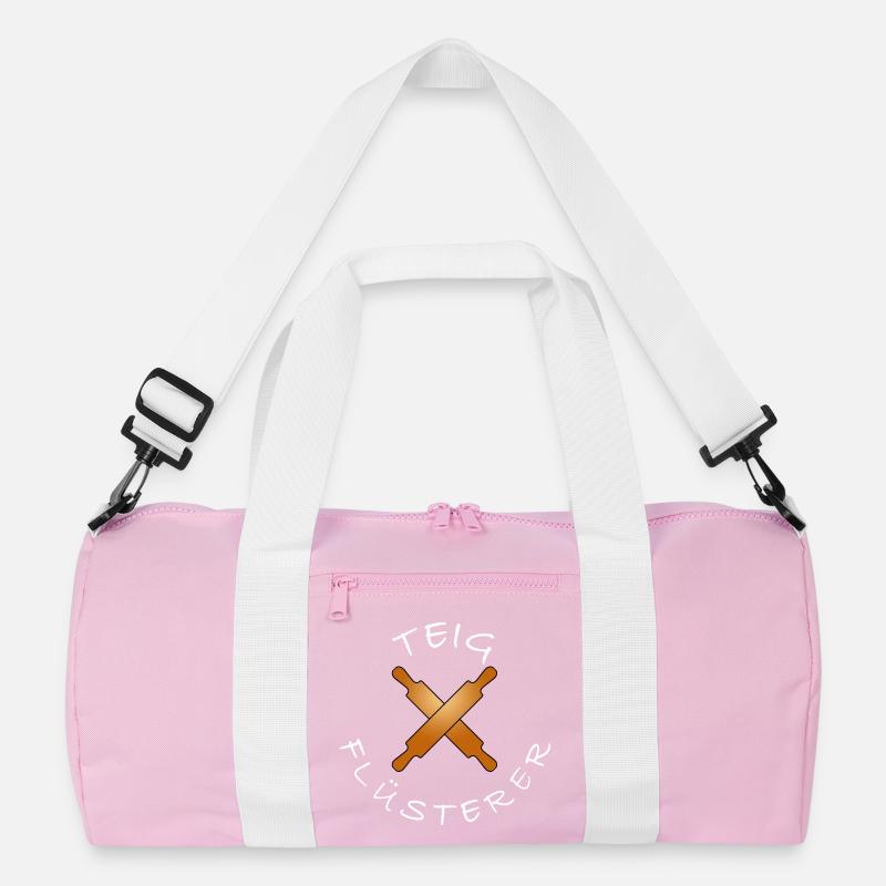 Lustiger Bäcker Spruch backen Teigflüsterer Recycelte Duffel Bag