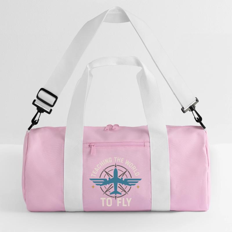 Flight Instructor Cfi Pilot Aviation Instructor Recycled Duffel Bag