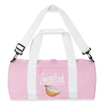 Zwiebellook Outdoor Wandern Trekking - Recycelte Duffel Bag - Rosa/Weiß - Vorne