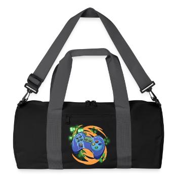 Jeux de joueurs - Sac de sport recyclé - noir/gris graphite - Devant