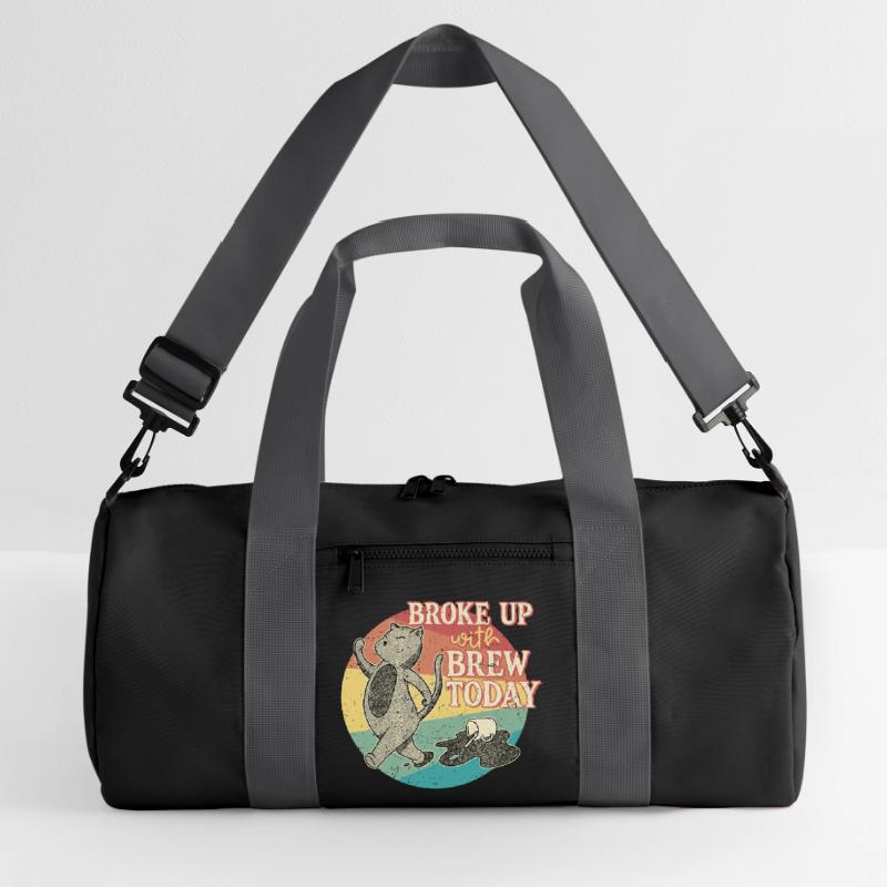 Coffee withdrawal decaffeinated ex-coffee drinker Recycled Duffel Bag