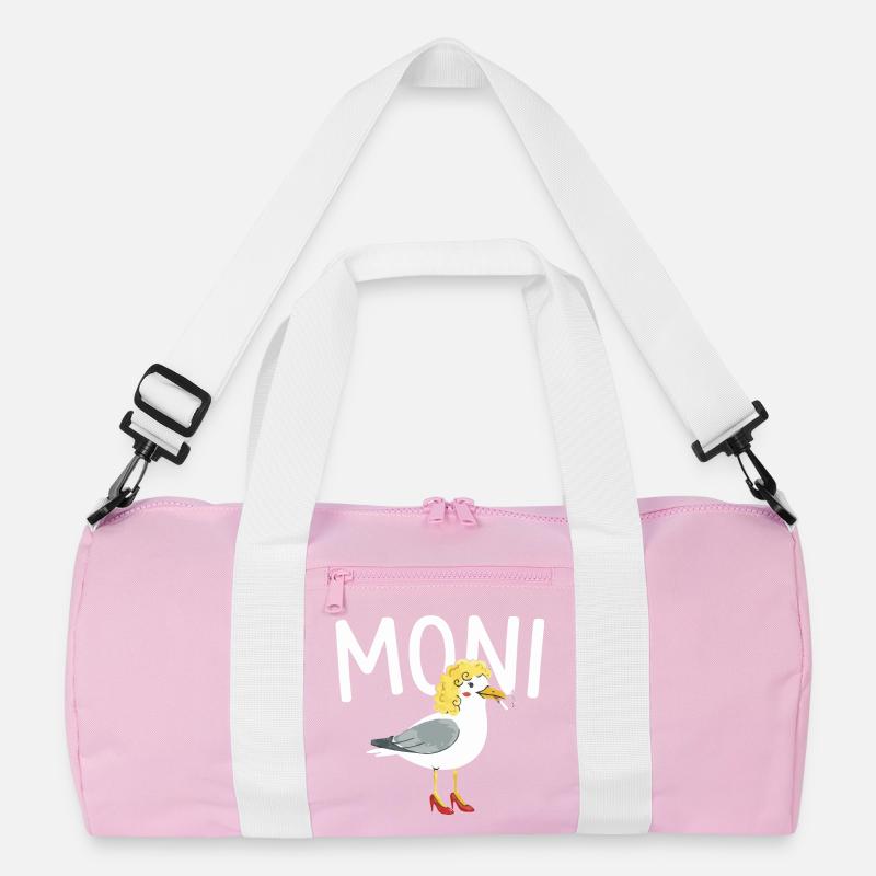 witziges Möwen Design Moni, Moin Persiflage Recycelte Duffel Bag