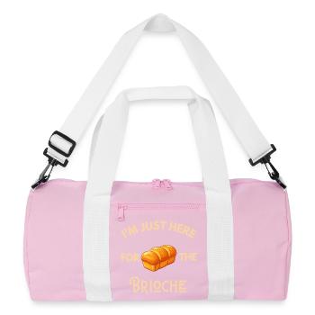 I'm Just Here For The Retro Culinary Design - Sac de sport recyclé - rose/blanc - Devant