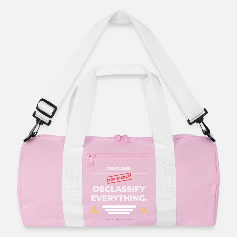 DISCLOSE. Declassify Everything – UAP  Recycelte Duffel Bag