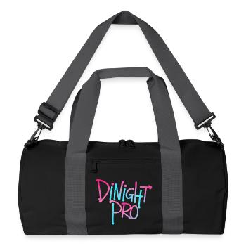 Dinight Pro Neon Gradient - Recycelte Duffel Bag - Schwarz/Graphitgrau - Vorne