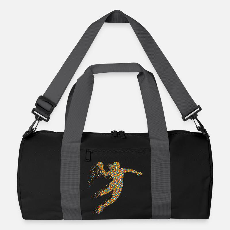 Handball Mädchen Spruch  Recycelte Duffel Bag
