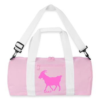 Goat pink G.O.A.T. - Recycled Duffel Bag - pink/white - Front