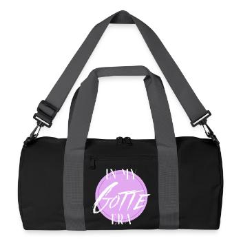 In my Gotte Era, Gift Godmother, Gotti - Recycled Duffel Bag - black/graphite grey - Front