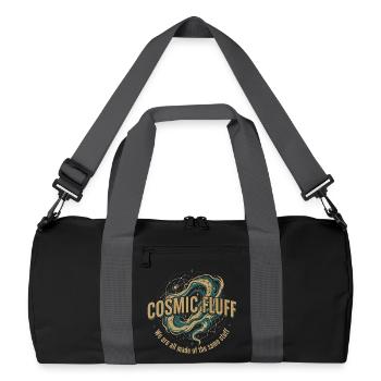 Cosmic Fluff - Sac de sport recyclé - noir/gris graphite - Devant
