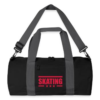 Skating - Recycled Duffel Bag - black/graphite grey - Front