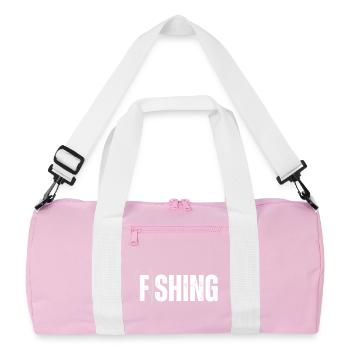 Fishing - Recycled Duffel Bag - pink/white - Front