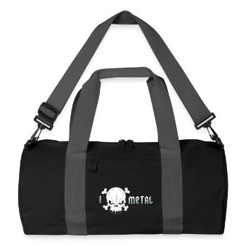 Extreme Metal Skull - Recycled Duffel Bag - black/graphite grey - Front