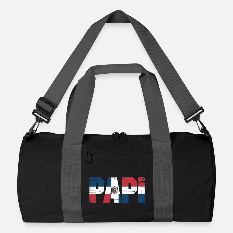 Papi Dominikanische Flagge – Stolzer Papa aus der Recycelte Duffel Bag