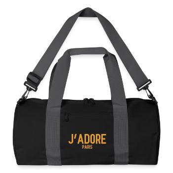 J´Adore Paris - I love Paris - France - Frankreich - Recycled Duffel Bag - black/graphite grey - Front