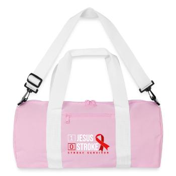 Stroke Stroke - Sac de sport recyclé - rose/blanc - Devant