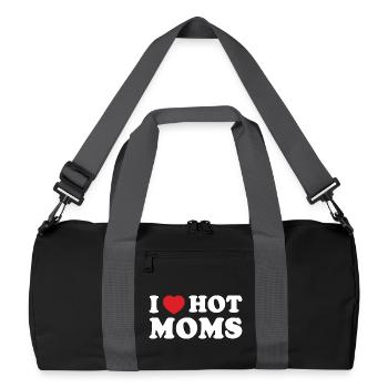 T-shirt slogan rétro rétro de maman - Sac de sport recyclé - noir/gris graphite - Devant